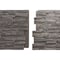 Ekena Millwork 48 5/8"W x 24 3/4"H x 1 1/4"D Cascade Stacked Stone, StoneWall Faux Stone Siding Panel, Slate Gray PNU24X48CASG - alternate 8